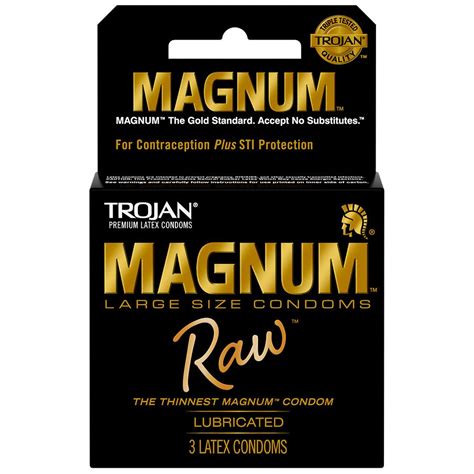 Trojan Magnum Raw Large Size Condoms | Walgreens