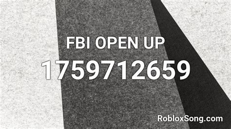 Image result for FBI Open Up Song Code