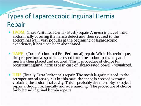 Hernia treatment and surgery | PPTX