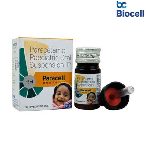 PARACELL DROPS (PARACETAMOL PAEDIATRIC ORALSUSPENSION IP)