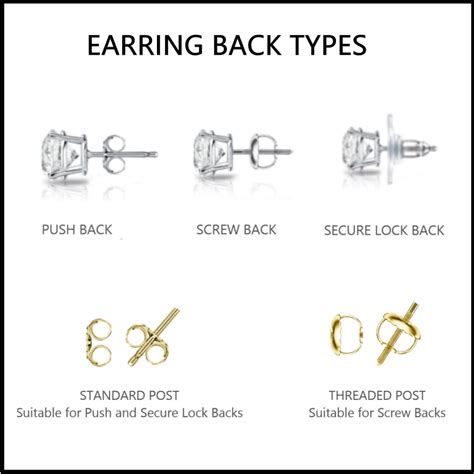 Never Lose Your Diamond Earrings: What Backing Type To Select ...