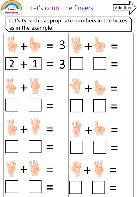 Finger Math Addition 的图像结果