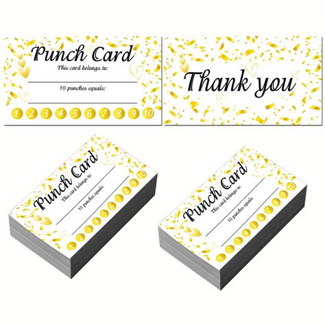 Punch Class Card Template