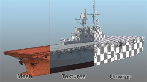 USS Tripoli LHA 7 3D | 3D Molier International