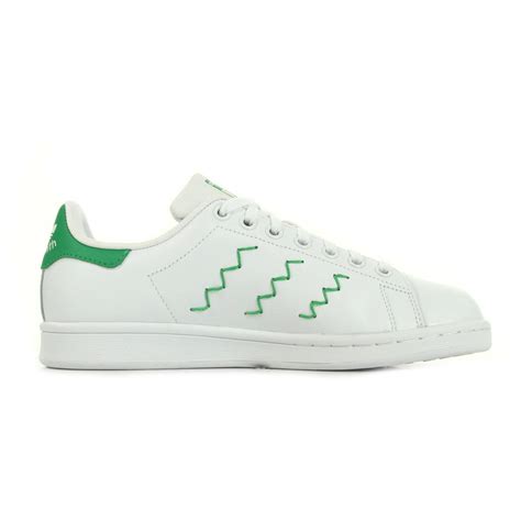 Buy adidas Originals Women's Stan Smith W White and Green Leather ...