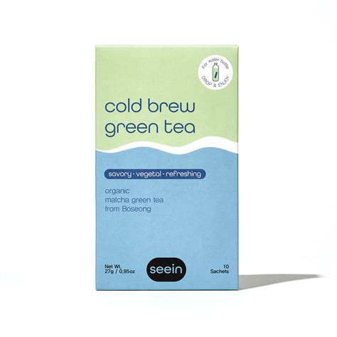 Buy SEEIN Cold Brew Matcha Green Iced Tea Bags | Blend of Green Tea and ...