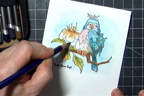 Image result for Inktense Pencil Tutorials Landscape