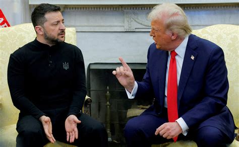 Reuters U.S. President Donald Trump welcomes Ukraine