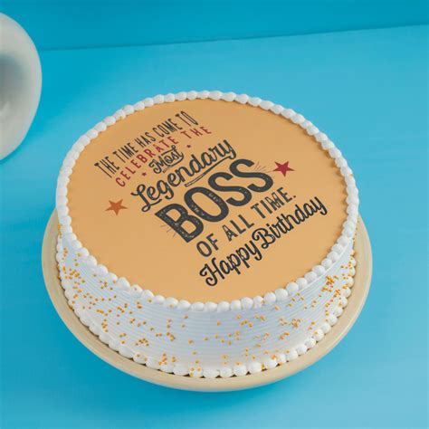Legendary Boss Birthday Cake Gurgaon & Delhi NCR | Cakofy