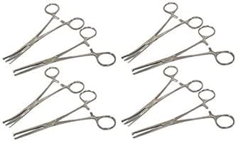 FusionKraft Kocher Clamp Artery Forceps, 1x2 Rat Tooth Tip, Serrated ...