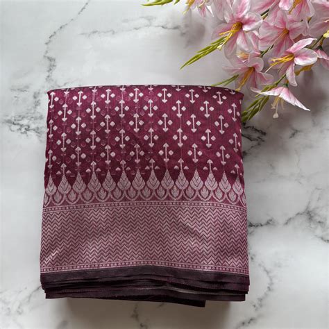 Burgandy Woven Cotton Saree – AAKRUTHI ETHNICS