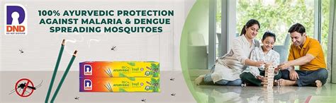 DND 100% Ayurvedic Herbal Natural Mosquito Repellent Agarbatti | 100% ...