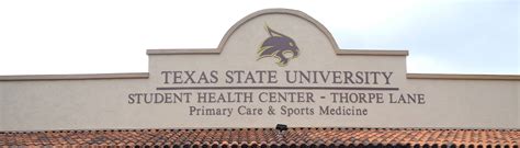 Thorpe Lane : University Health Services : Texas State University