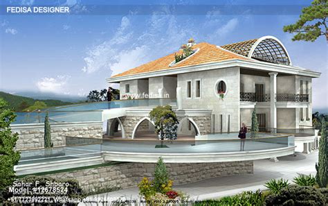 1425 Sqft House Plan Main Gate Design For Villa Contemporary Villa ...