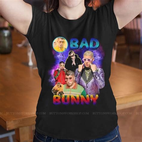 Bad Bunny T Shirts Unisex Tshirt - buttonsworkshop.com