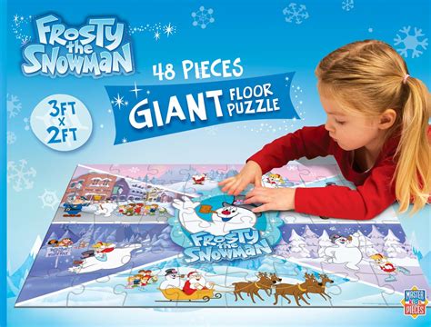 Frosty the Snowman - 48 Piece Jigsaw Puzzle by MasterPieces | Puzzle ...