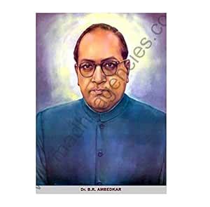 Ambedkar Poster for Wall in self Adhesive Vinyl Sticker A3 Size (12" X ...
