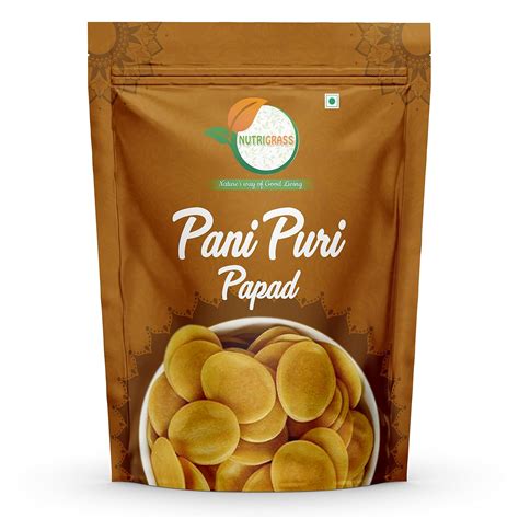 NUTRIGRASS Dry Panipuri Pellets - 5KG I Ready to Fry Golgappa ...
