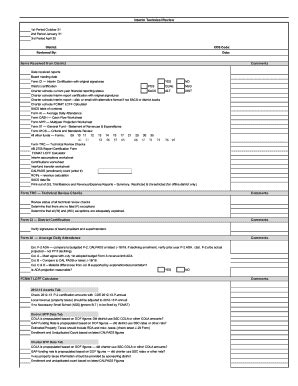 Fillable Online Interim Review Checklist.xlsx Fax Email Print - pdfFiller