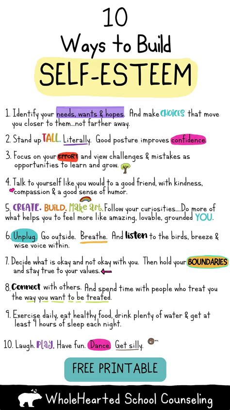 Self-Esteem Building Lessons 的图像结果