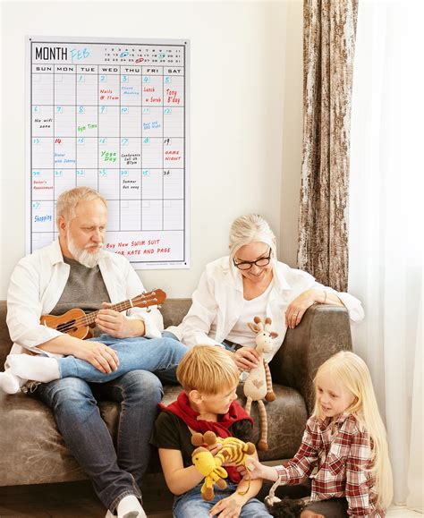 Snapklik.com : Large Dry Erase Calendar For Wall Monthly,24x36 Inch Big ...