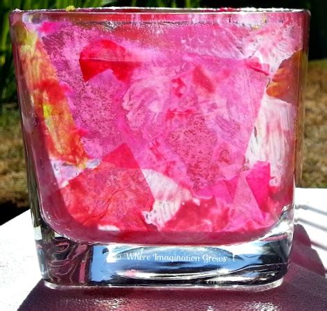 Tissue Paper Candle Holder 的图像结果