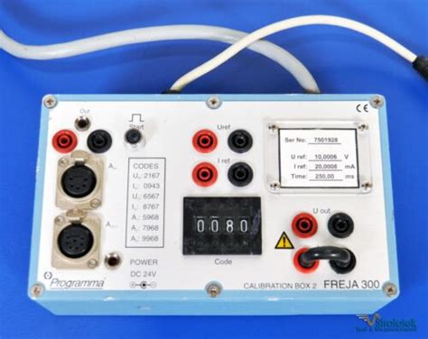 Buy Programma FREJA 300 Calibration Box 2 Megger Relay Test Set Cal Box ...