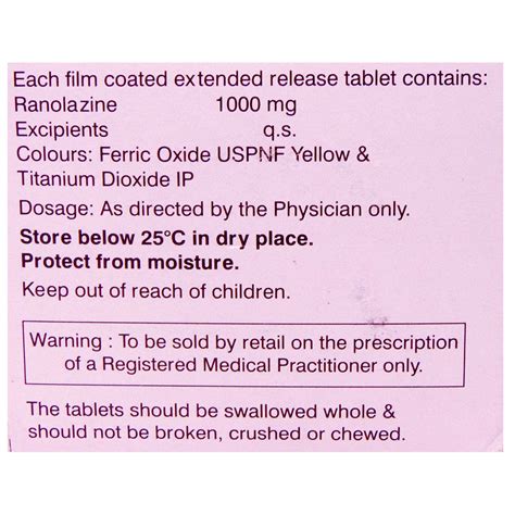 Rancad 1000 Tablet 10's Price, Uses, Side Effects, Composition - Apollo ...