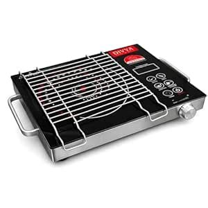 Buy DIVYA DP-55 Steel Infrared Cooktop with Grill 2200 W for Home | All ...