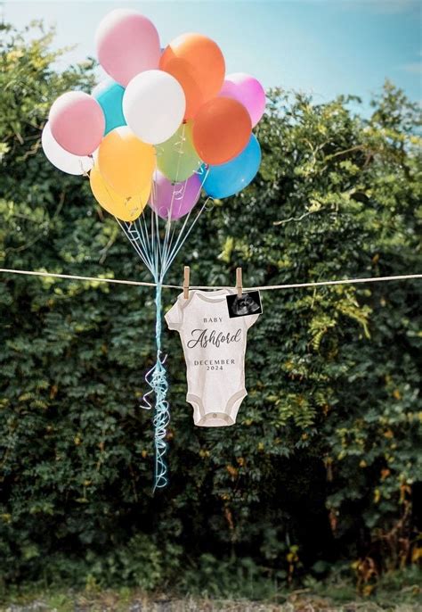 Digital Rainbow Pregnancy Announcement / Rainbow Baby Announcement ...