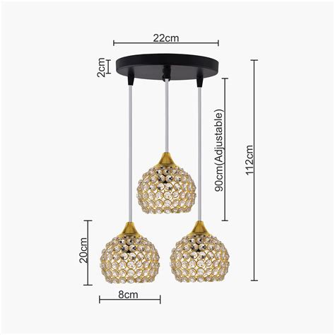 Buy HOMESAKE Metal Cluster Ceiling Lamp from Homesake at just INR 3998.0