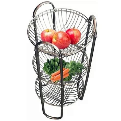 Fruit Vegetable Trolley - Stainless Steel Fruit Basket Manufacturer ...