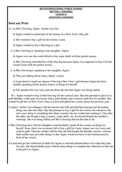 Lesson-8 (THE Little BLUE BAG) - BGS INTERNATIONAL PUBLIC SCHOOL SECTOR ...