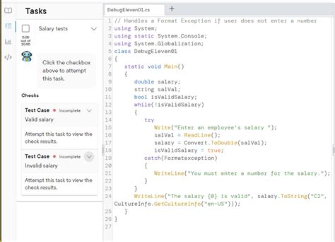 Image result for 3 8 1. Debugging Exercise