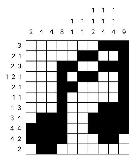 Solving a Nonogram 的图像结果