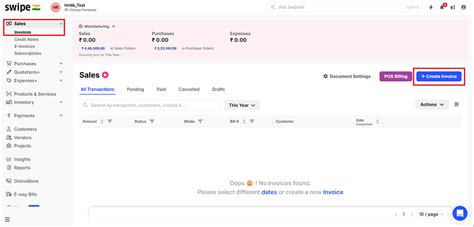 How to select project while creating sales invoice in web? - Projects ...