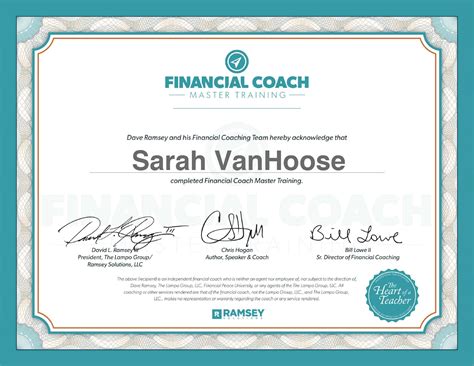 Dave Ramsey Financial Coach