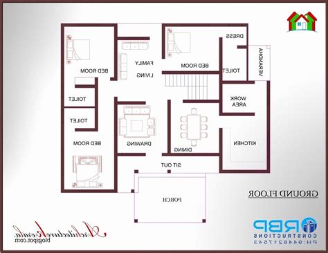 2 Bedroom House Plan Kerala Style Kerala Sq Plan Ft 650 Feet Floor ...