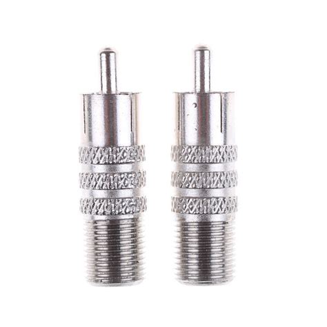 Amazon.in: Buy AST Works 2PCS F-Type F Female to RCA Male Plug RF ...