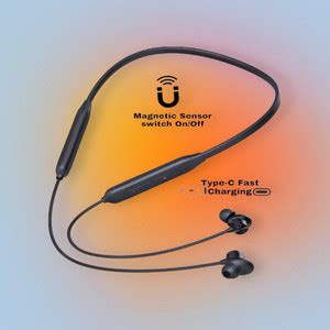 GDS Neckband 48hrs Battery, Deep Bass, Clear Sound, Dual Mic, AI ENC ...