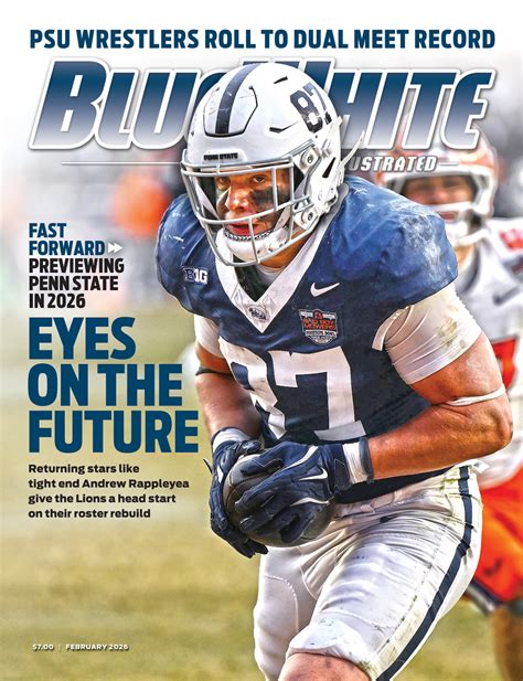 Blue White Illustrated Magazine