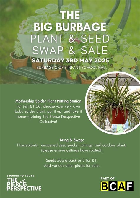 The Big Burbage Plant & Seed Swap & Sale, Burbage C Of E Infant School ...