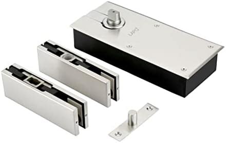 YDT GROUPS Double Cylinder Floor Spring/Door Closer Set SS (Silver ...