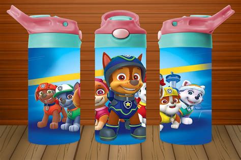 12oz Cartoon Tumbler PNG - Kids Cartoon Characters - Kids Tumbler Wrap ...