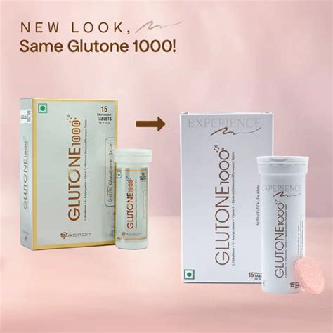 Glutone MD Tablet | Setria Glutathione OD-Eff Tablets | Brightens Skin