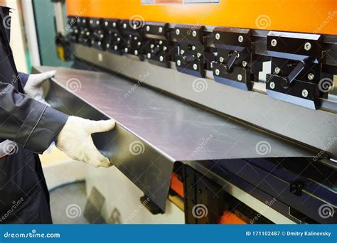 Sheet Metal Bending Tool And Equipment Isolated On A White Background ...