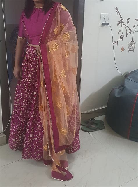 RENE Women's Cotton Silk Solid Half Sleeve Blouse (D-1005170-32_Purple ...