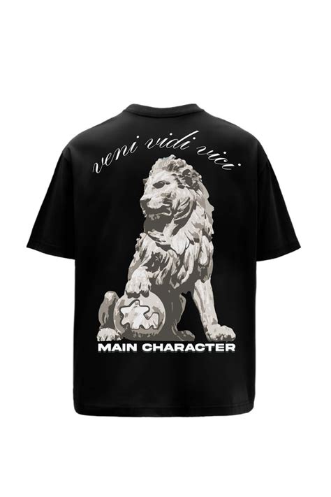 Buy Veni Vidi Vici Black Oversized T-Shirt Online in India at Best Price