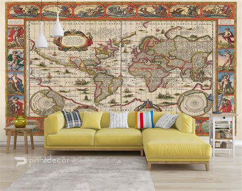 World Map Wall Mural 的图像结果