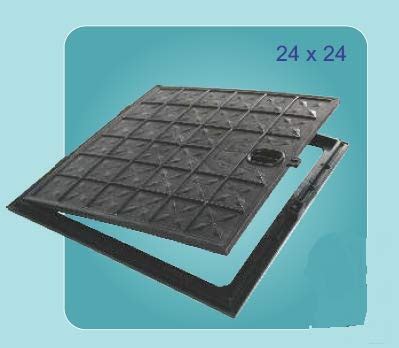 bytes Kaival PVC Manhole Cover , 24 x 24-inch (Black) : Amazon.in: Home ...